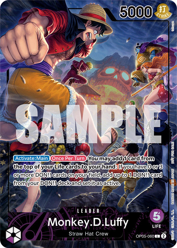 Monkey.D.Luffy (PSA Magazine) full card art