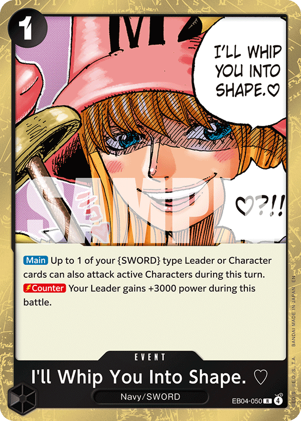 I'll Whip You Into Shape. full card art