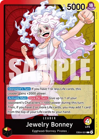 Jewelry Bonney #EB04-001 · Adventure on Kami's Island One Piece card