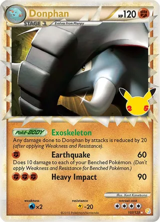 Donphan #CC019 · Celebrations Classic Collection Pokémon card