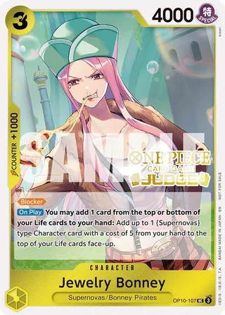 Jewelry Bonney (Judge Pack Vol. 7) #OP10-107-judge-pack-vol-7 · One Piece Promotion Cards One Piece card