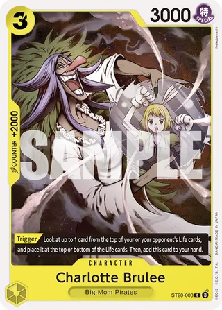 Charlotte Brulee #ST20-003 · ST-20: Starter Deck 20 YELLOW Charlotte Katakuri One Piece card