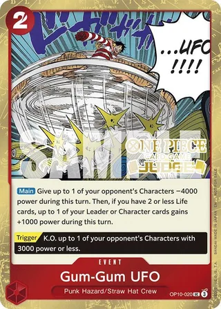 Gum-Gum UFO (Judge Pack Vol. 6) #OP10-020-judge-pack-vol-6 · One Piece Promotion Cards One Piece card