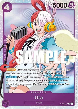 Uta #ST05-004 · ST-05: Starter Deck 5 Film Edition One Piece card