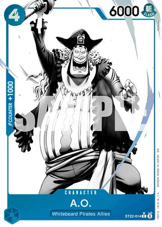 A.O. (Parallel) #ST22-014-parallel · ST-22: Starter Deck 22 Ace & Newgate One Piece card