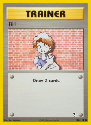 Bill #108 · Legendary Collection Pokémon card