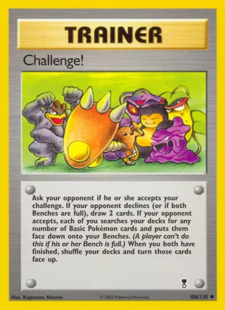 Challenge! #106 · Legendary Collection Pokémon card