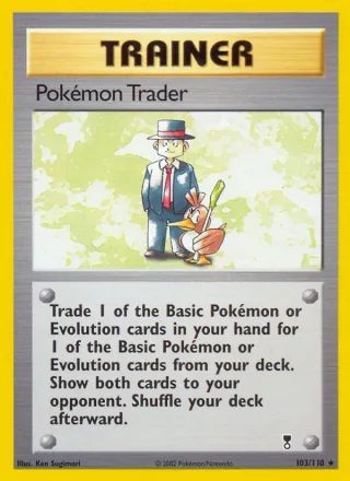 Pokémon Trader #103 · Legendary Collection Pokémon card