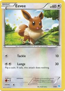 Eevee #4 · XY trainer Kit (Suicune) Pokémon card