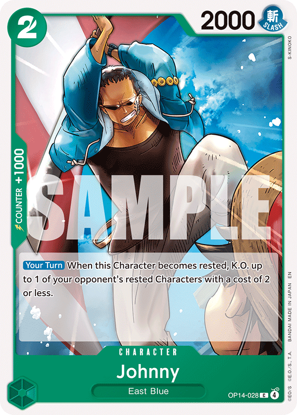 Johnny full card art