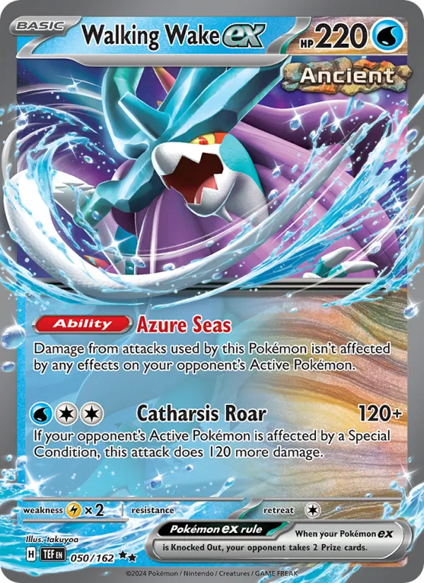 Walking Wake ex full card art