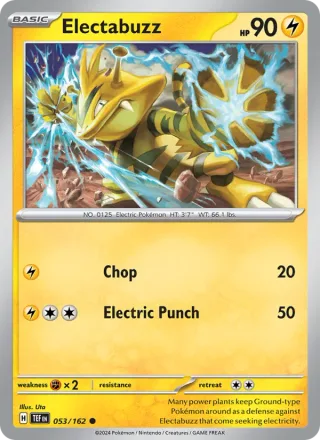 Electabuzz #053 · Temporal Forces Pokémon card