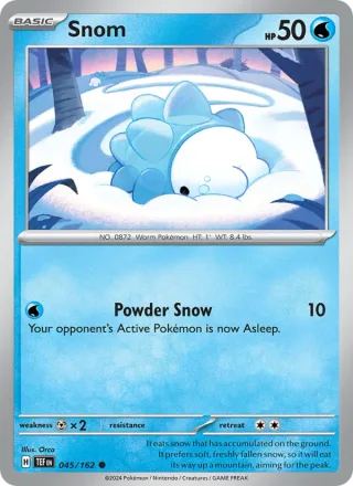 Snom #045 · Temporal Forces Pokémon card