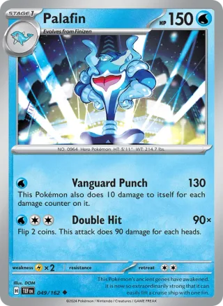 Palafin #049 · Temporal Forces Pokémon card