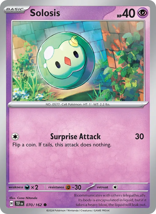 Solosis full card art