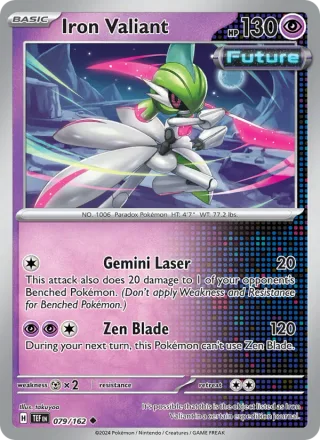 Iron Valiant #079 · Temporal Forces Pokémon card