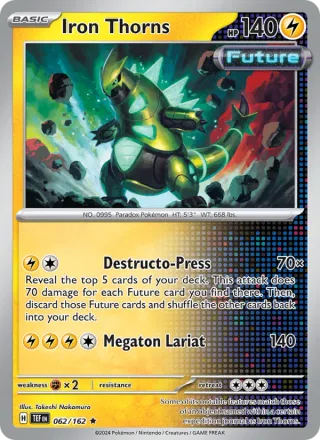 Iron Thorns #062 · Temporal Forces Pokémon card