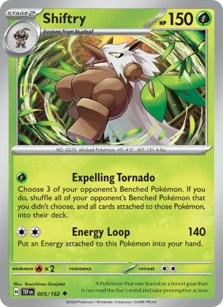 Shiftry #005 · Temporal Forces Pokémon card