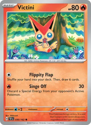 Victini #030 · Temporal Forces Pokémon card