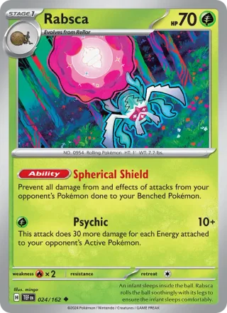 Rabsca #024 · Temporal Forces Pokémon card