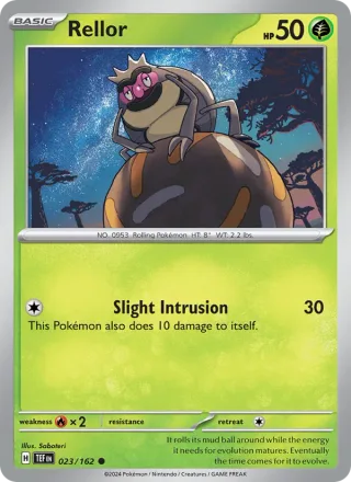 Rellor #023 · Temporal Forces Pokémon card