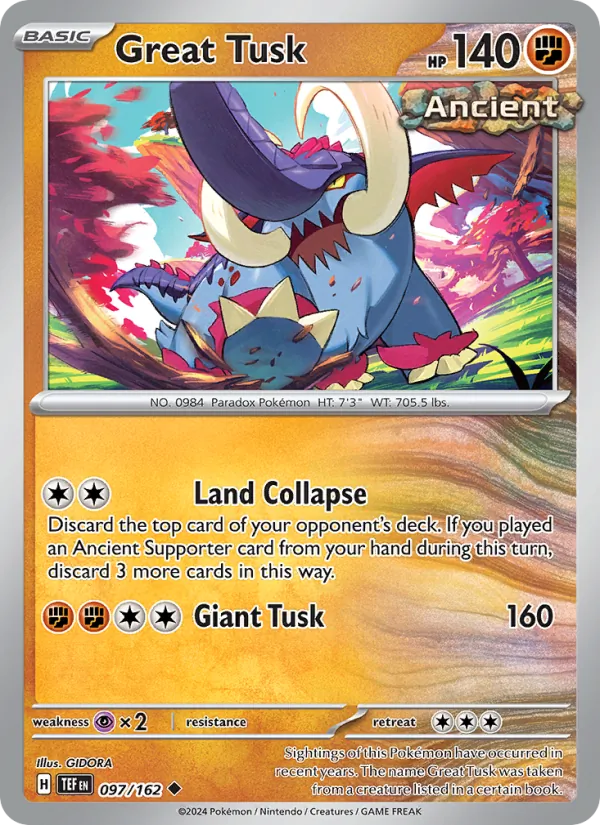 Great Tusk full card art