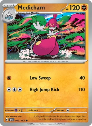 Medicham #083 · Temporal Forces Pokémon card