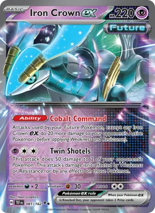 Iron Crown ex #081 · Temporal Forces Pokémon card