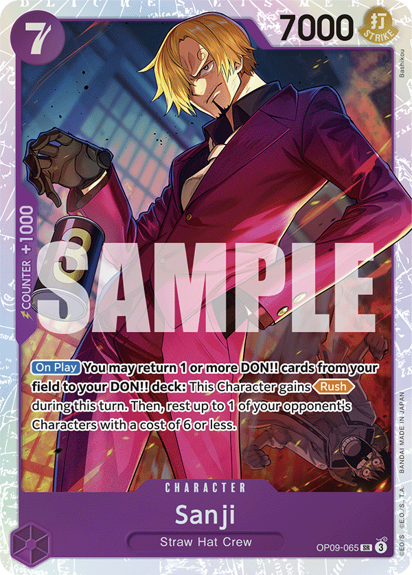 Sanji full card art