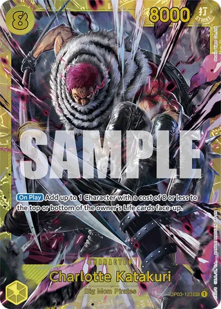 Charlotte Katakuri (Alternate Art) #OP03-123-alternate-art · Premium Booster -The Best- One Piece card
