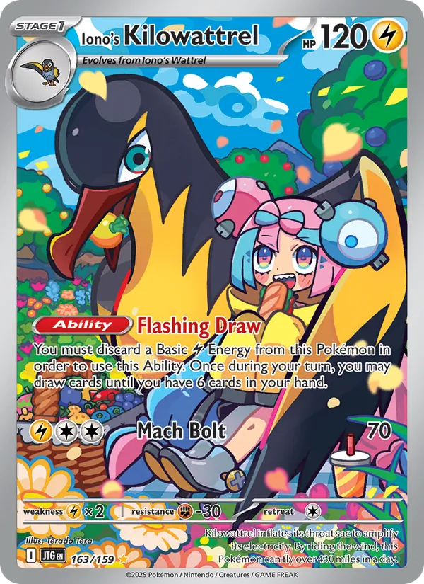 Iono's Kilowattrel full card art