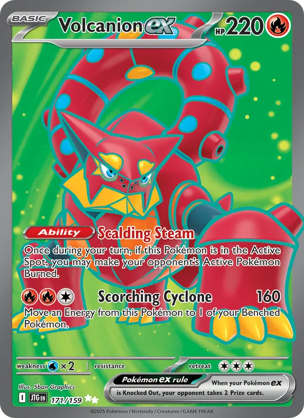 Volcanion ex full card art