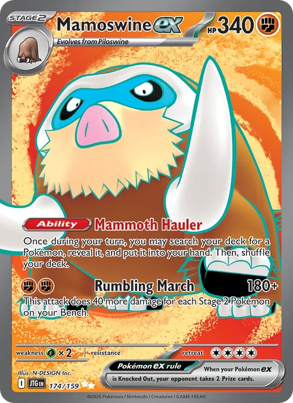 Mamoswine ex full card art
