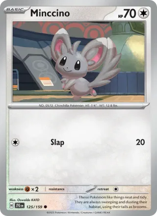 Minccino #125 · Journey Together Pokémon card