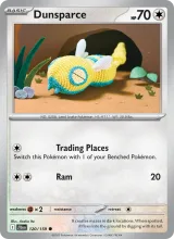 Dunsparce · Journey Together Pokémon card