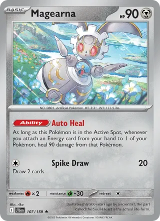 Magearna #107 · Journey Together Pokémon card
