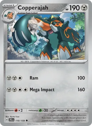 Copperajah #110 · Journey Together Pokémon card