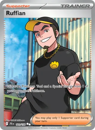Ruffian #181 · Journey Together Pokémon card