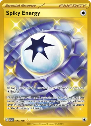 Spiky Energy #190 · Journey Together Pokémon card