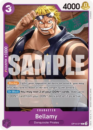 Bellamy #OP10-077 · Royal Blood One Piece card