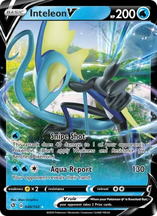 Inteleon V #49 · Rebel Clash Pokémon card