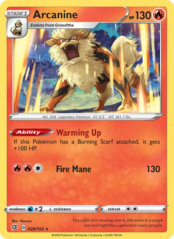 Arcanine full card art