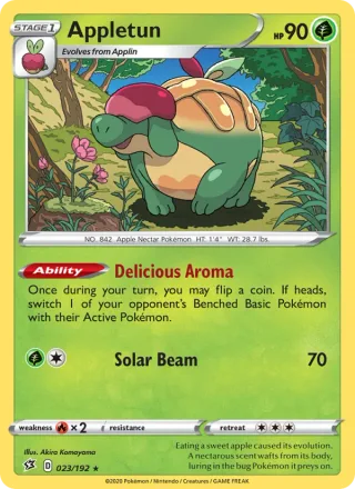 Appletun #23 · Rebel Clash Pokémon card