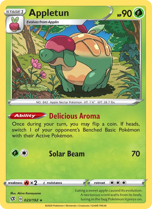 Appletun full card art
