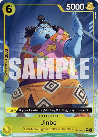 Jinbe (Full Art) #ST29-005-full-art · ST-29: Starter Deck 29 Egghead One Piece card