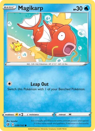 Magikarp #39 · Rebel Clash Pokémon card