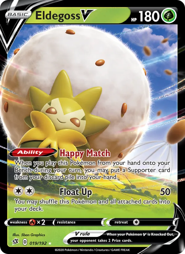 Eldegoss V full card art