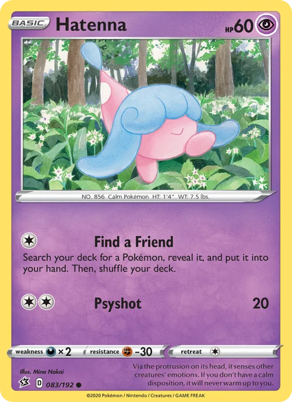 Hatenna full card art