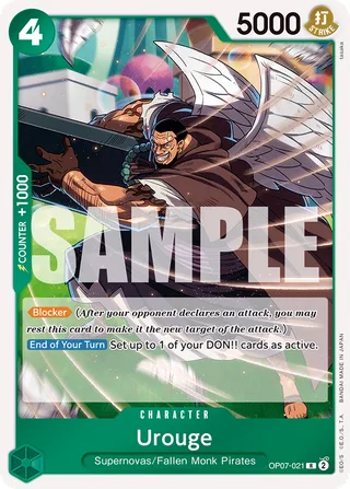 Urouge #OP07-021 · 500 Years in the Future One Piece card