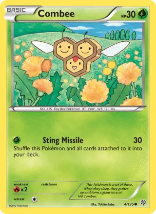 Combee #4 · Plasma Storm Pokémon card
